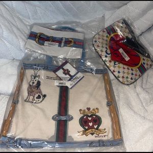 NWT 4 pieces of Brighton Tote In Love we Trust & 3 new pouches